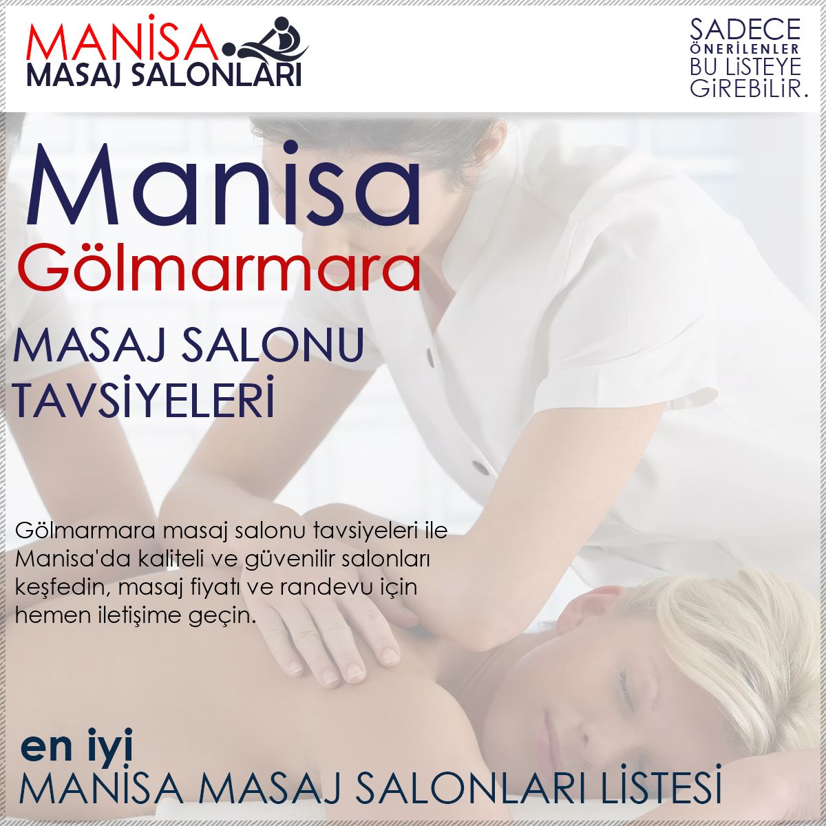 En İyi Gölmarmara Masaj Salonları